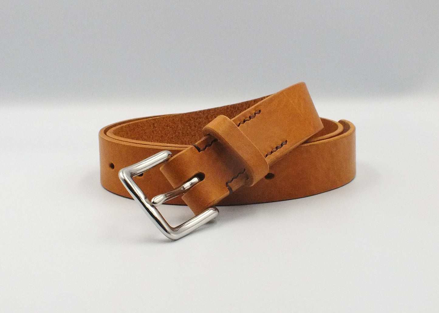 SALE - Tan Leather Belt - 1.25" (32mm wide) - 32" to 36" Waist