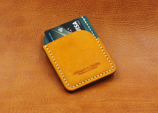 The Caburn Card Wallet - Yellow and Sky Blue