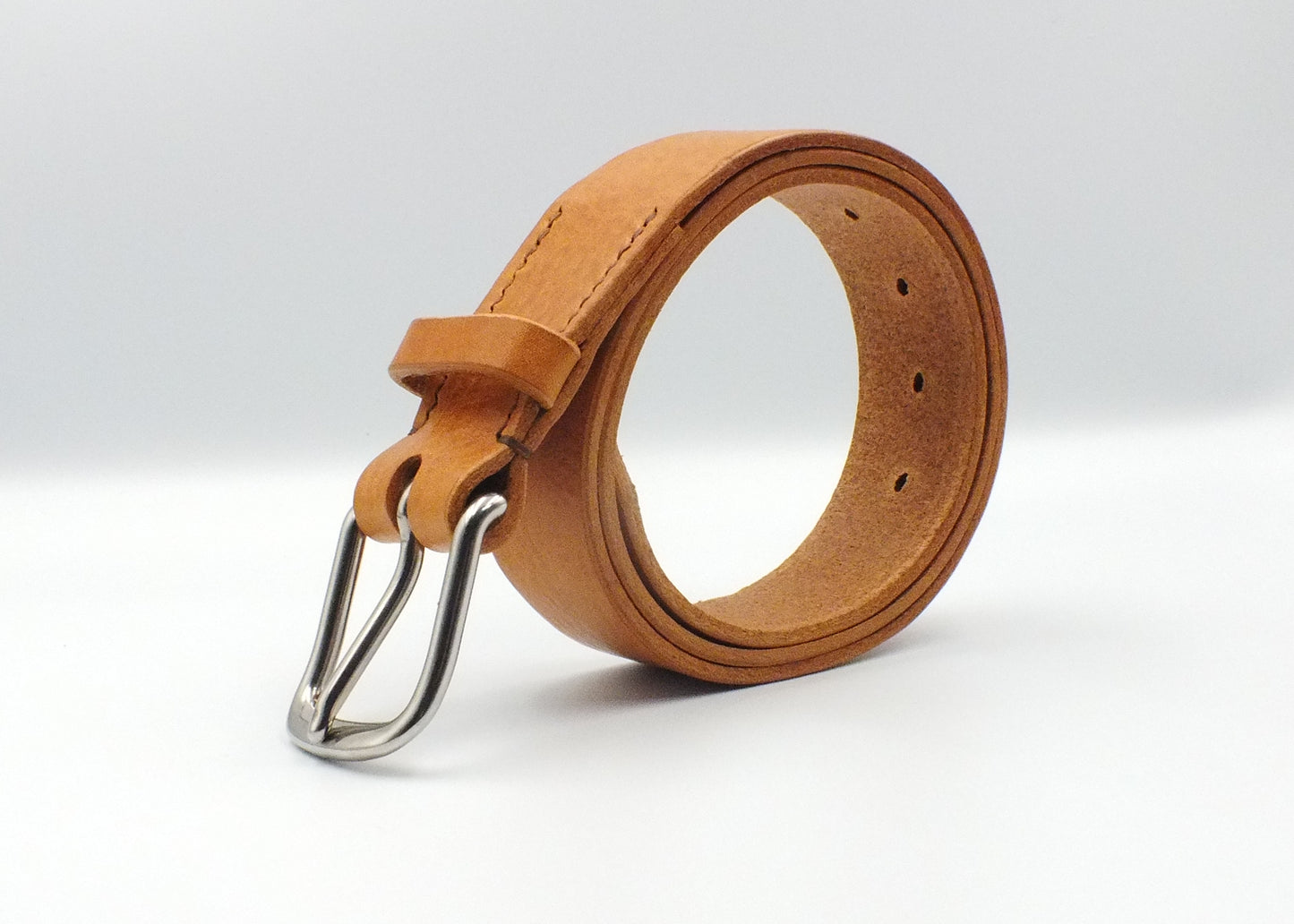 SALE - Tan Leather Belt - 1.5" (38mm wide) - 32" to 36" Waist