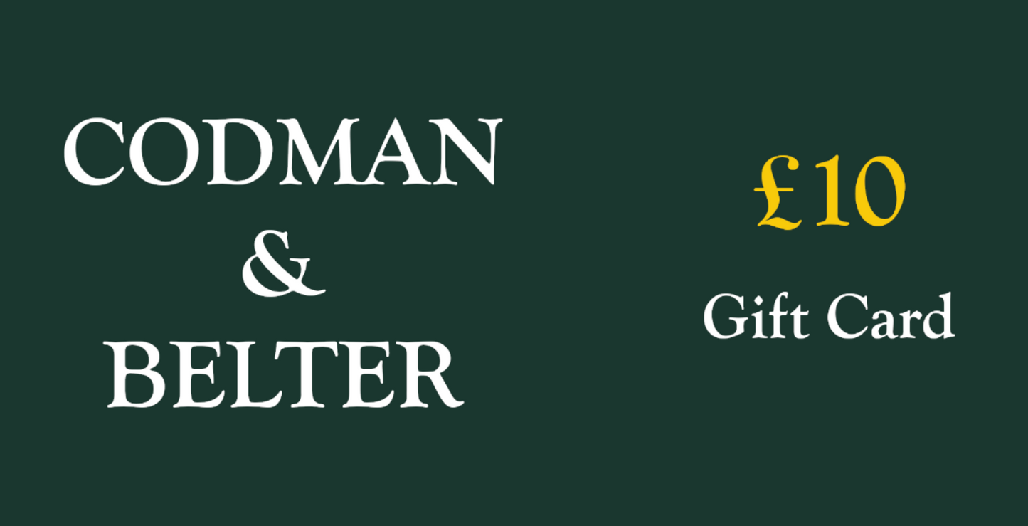 £10 Codman and Belter Gift Card